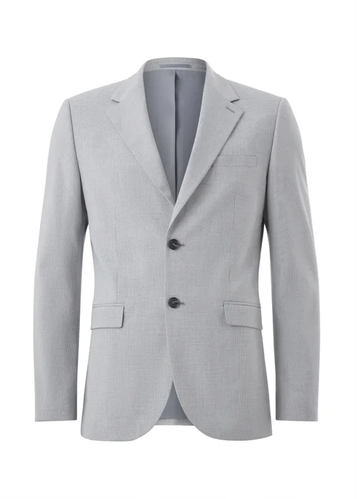 Taylor & Wright Ashbury Grey Puppytooth Slim Fit Suit Jacket - 40 Chest Regular Image 5