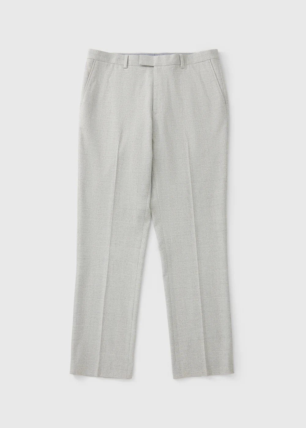 Taylor & Wright Elwood Grey Tailored Check Suit Trousers - 36 Waist 29 Leg Image 5