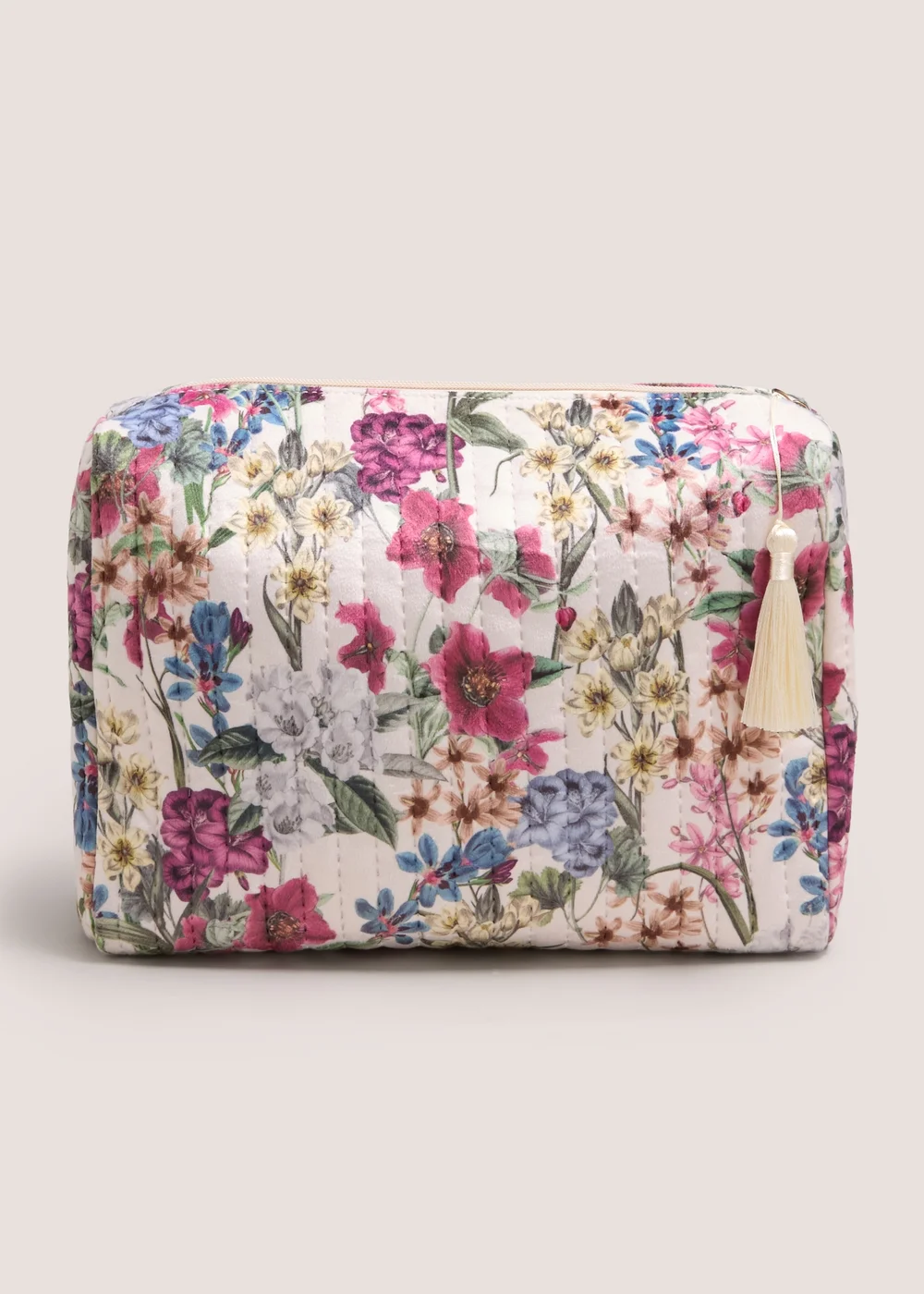 Floral Large Makeup Bag Image 1