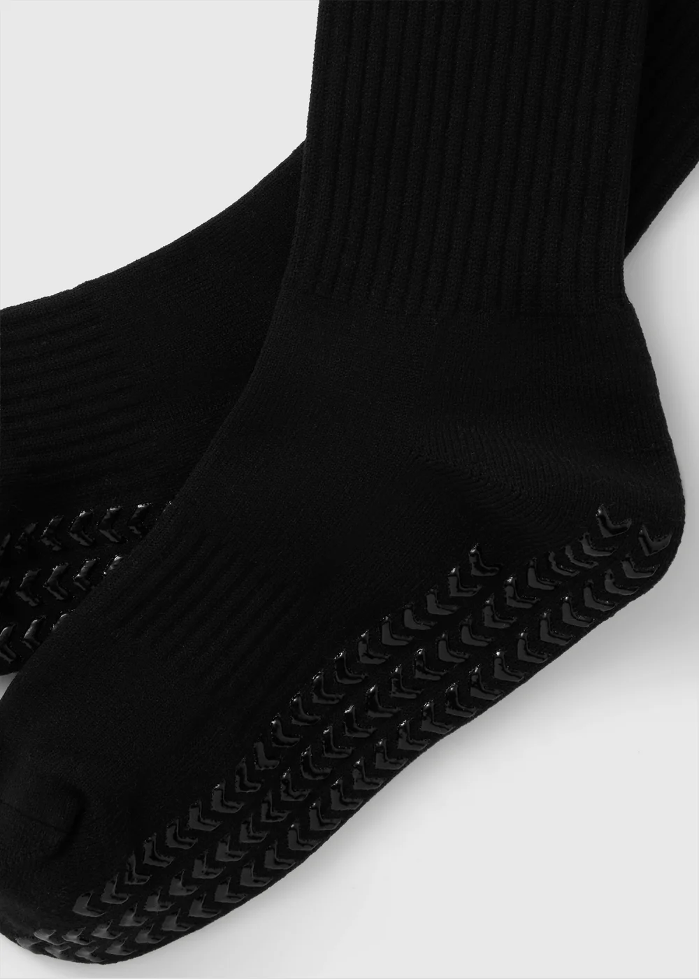 Boys Black Grippy Football Socks (Younger 6-Older 6.5) - 6-8.5 Image 2