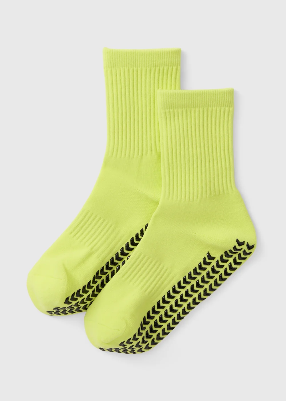 Boys Neon Football Grippy Socks (Younger 6-Older 6.5) - 6-8.5 Image 1