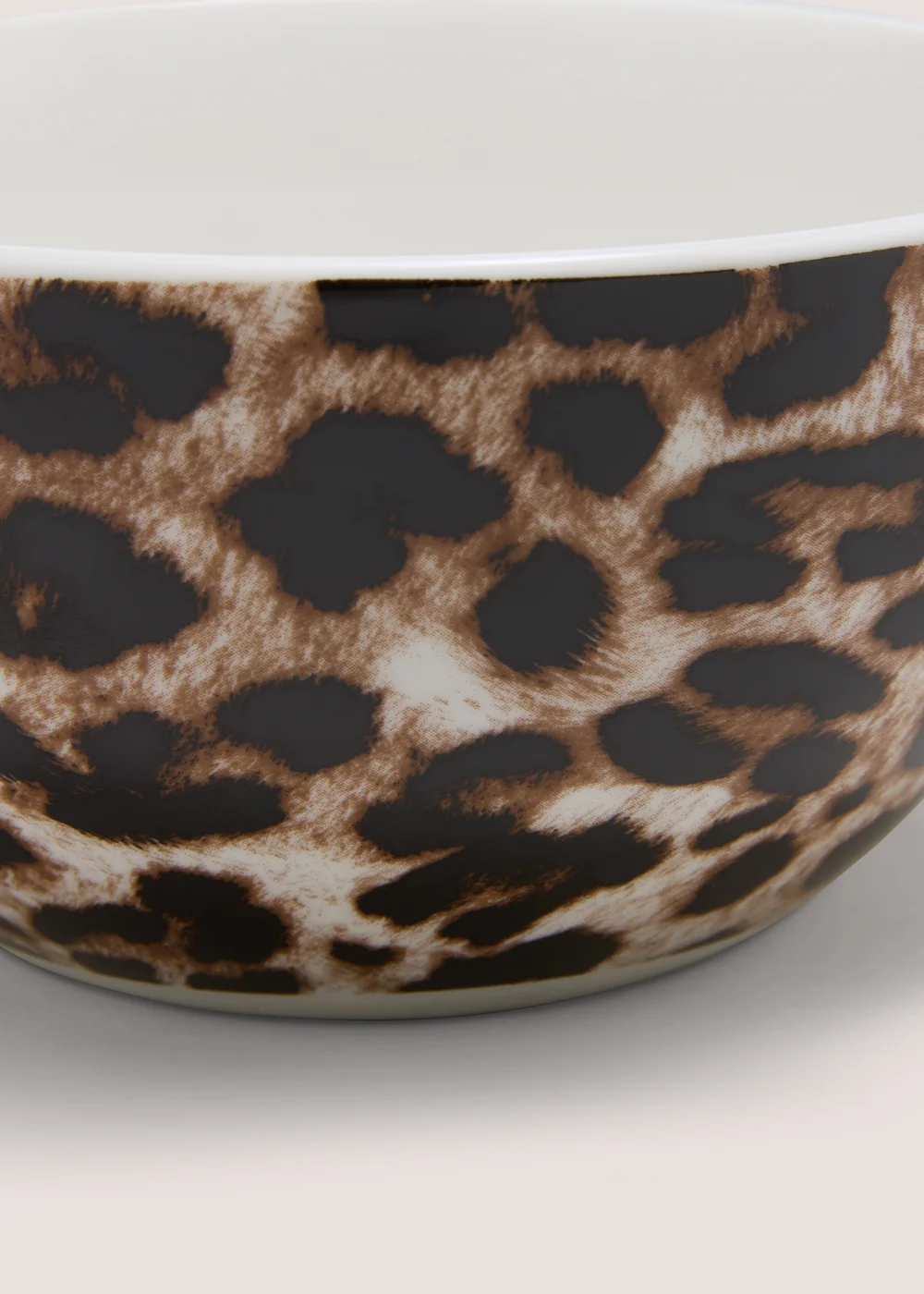 Brown Leopard Print Bowl Image 2