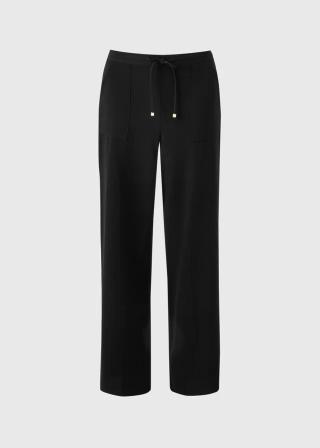 Black Straight Leg Trousers
