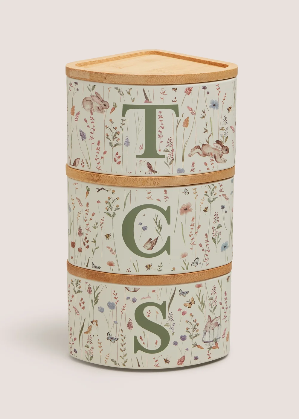 Rabbit Corner Stackable Canisters Image 1