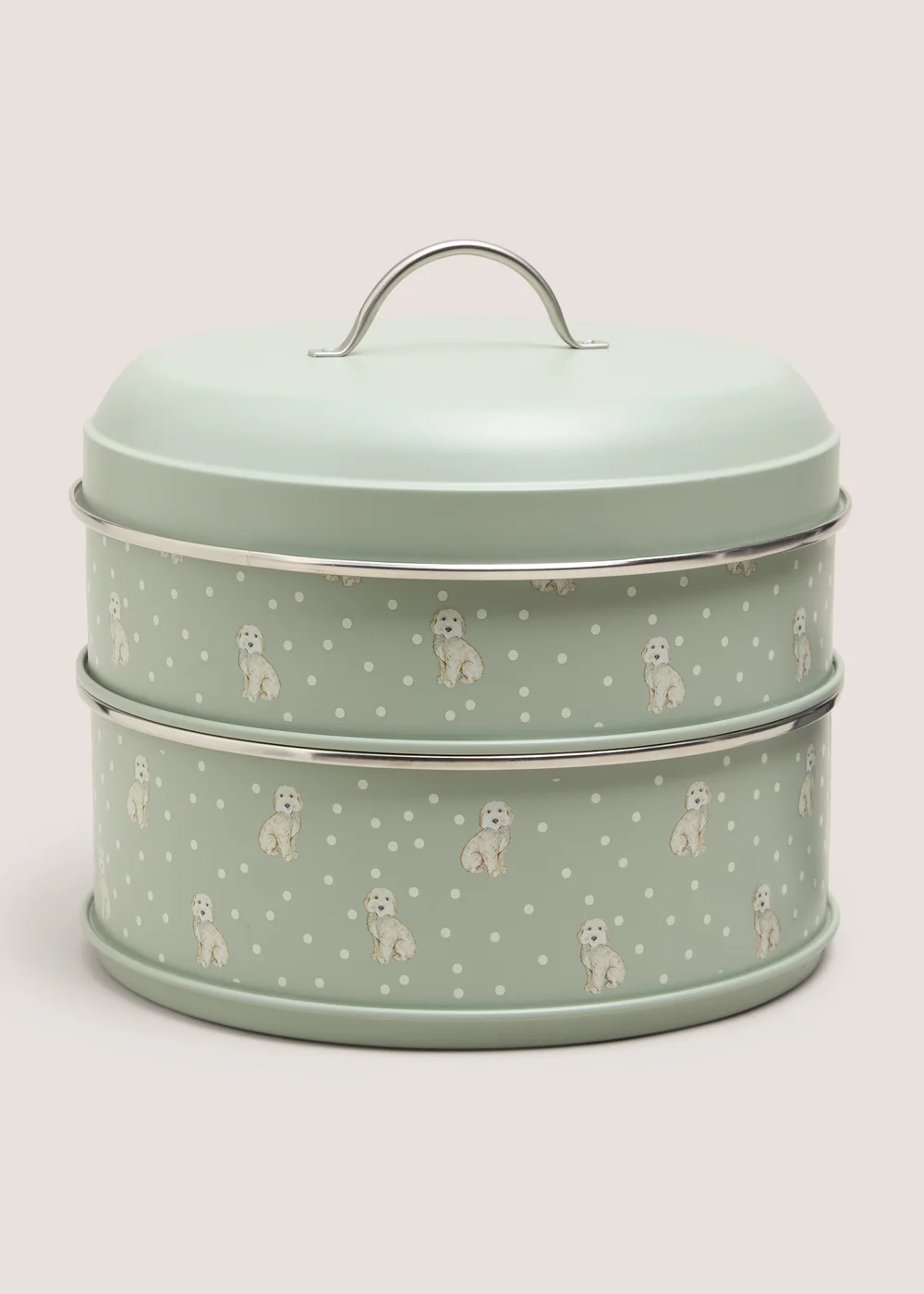 Green Cockapoo Stackable Cake Tin Image 1