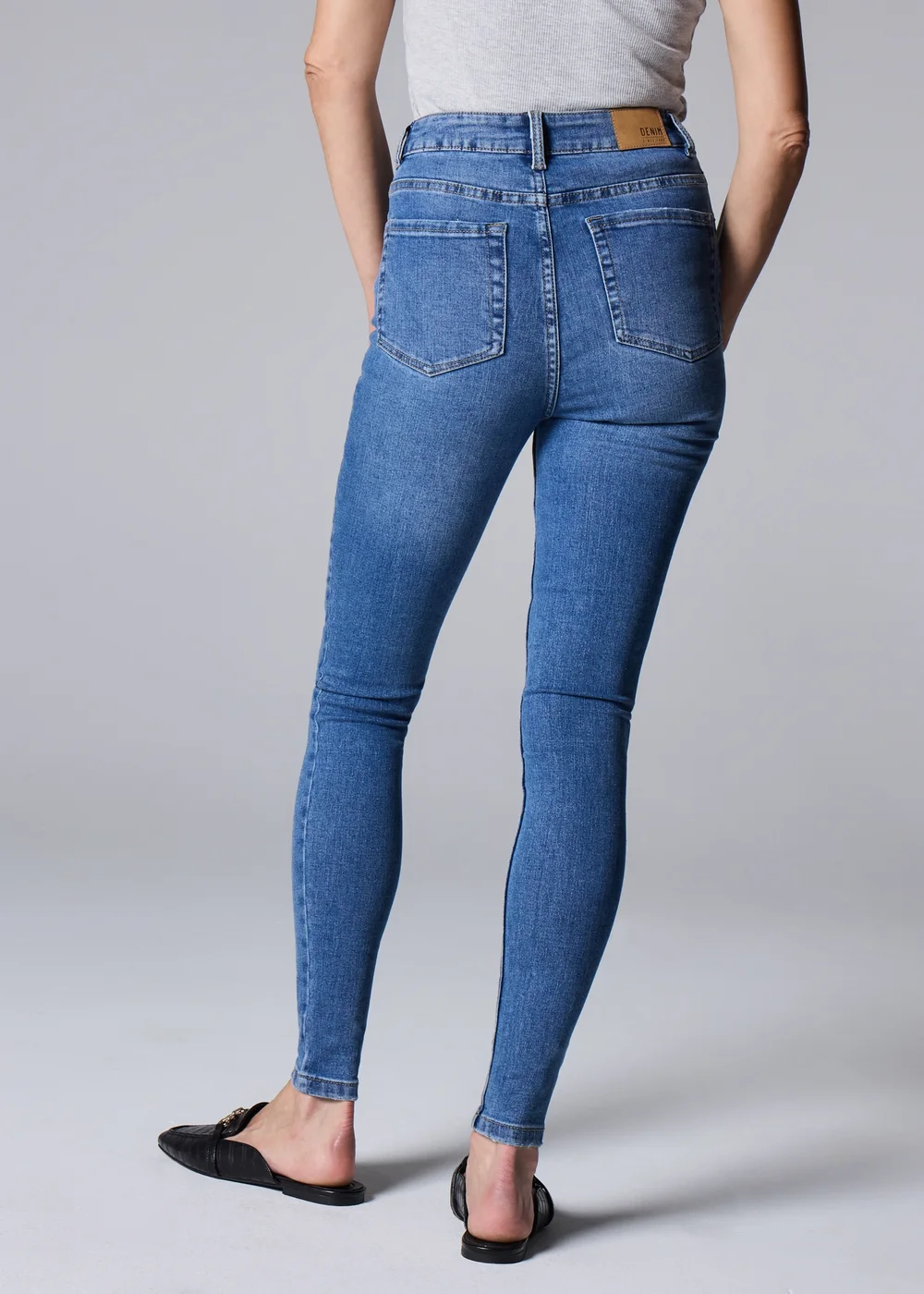 Petite Midwash April Stretch High Rise Skinny Jeans - 6 Image 3