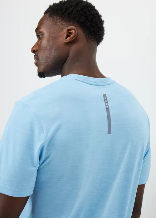 Souluxe Blue Two-Tone Sports T-Shirt - XS Image 3