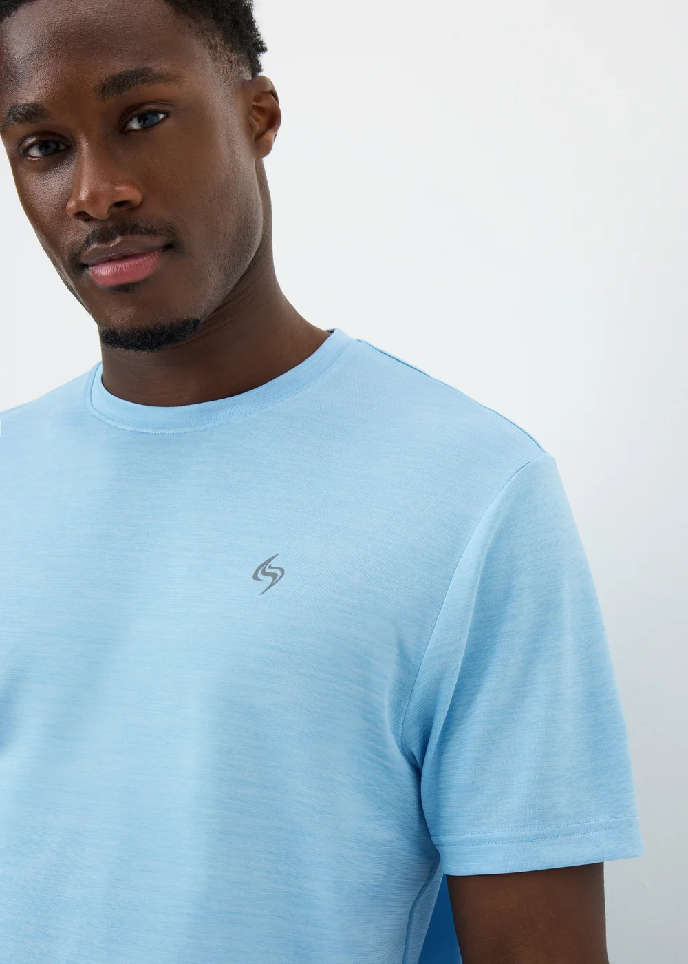 Souluxe Blue Two-Tone Sports T-Shirt - XS Image 2