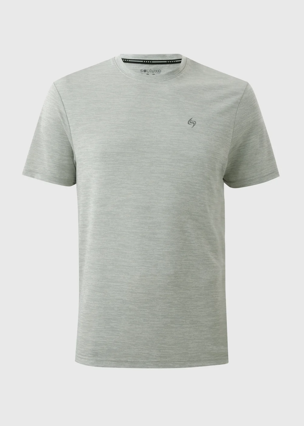 Souluxe Grey 2 Tone Sports T-Shirt - XS Image 4