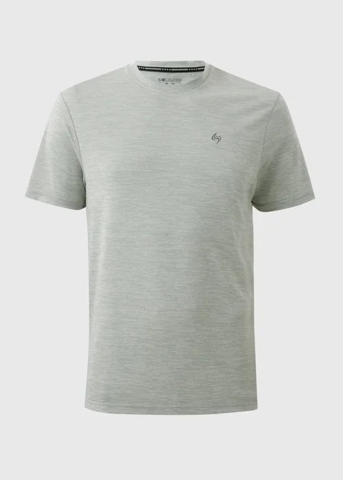 Souluxe Grey 2 Tone Sports T-Shirt - XS Image 4
