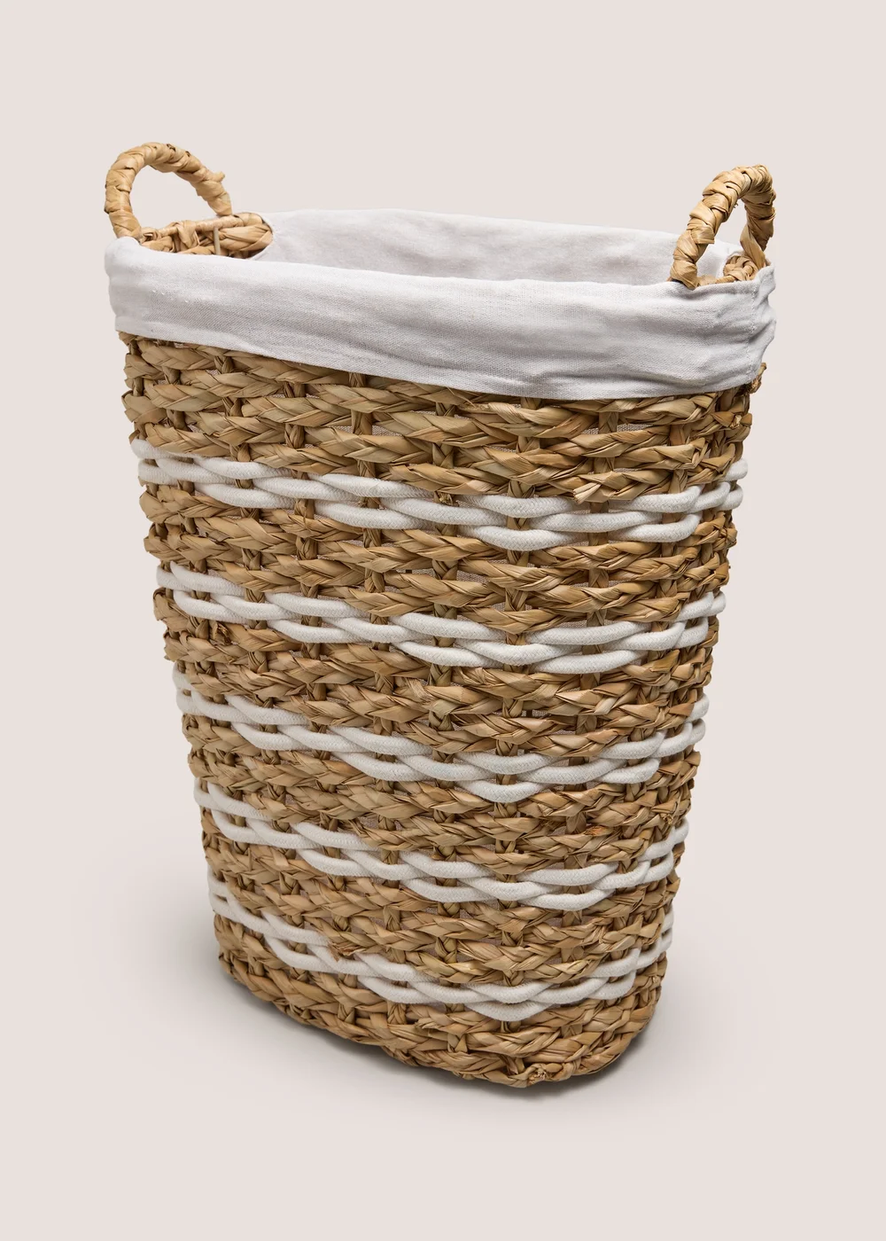 Woven Rope Laundry Basket Image 1