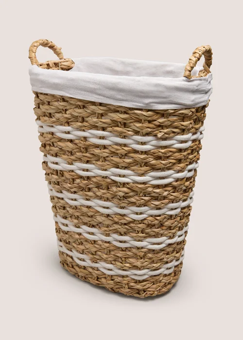 Woven Rope Laundry Basket Image 1