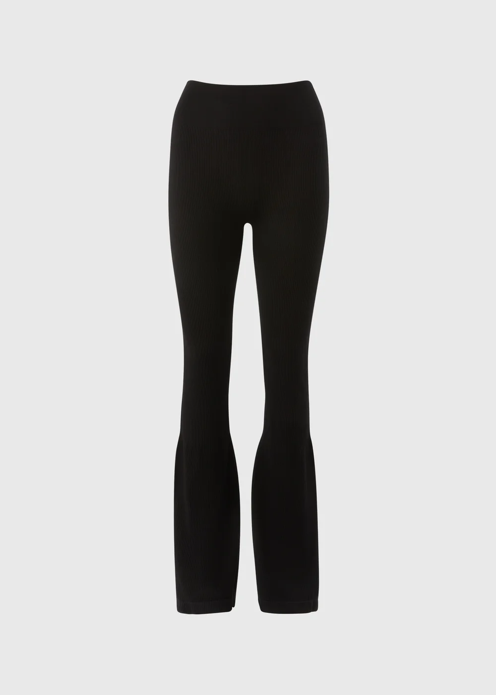 Black Washed Flare Leggings - XL Image 4