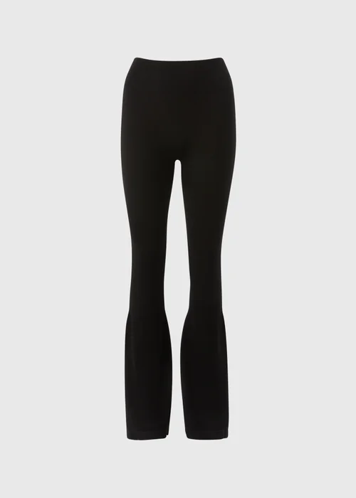 Black Washed Flare Leggings - XL Image 4