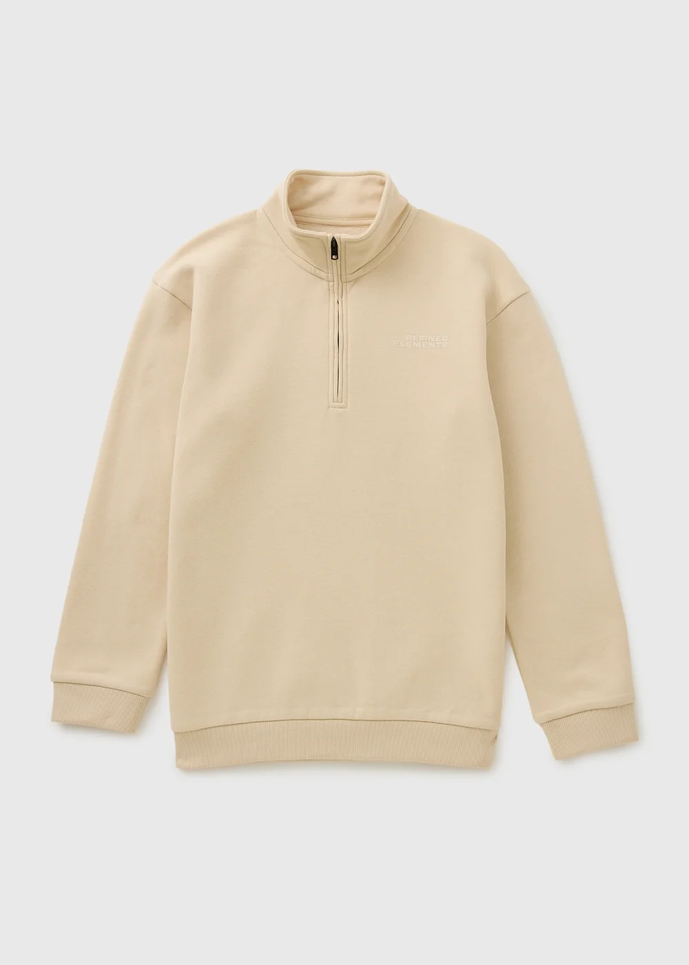 Boys Stone Funnel Neck Sweatshirt (7-15yrs) - 14 Yrs Image 1