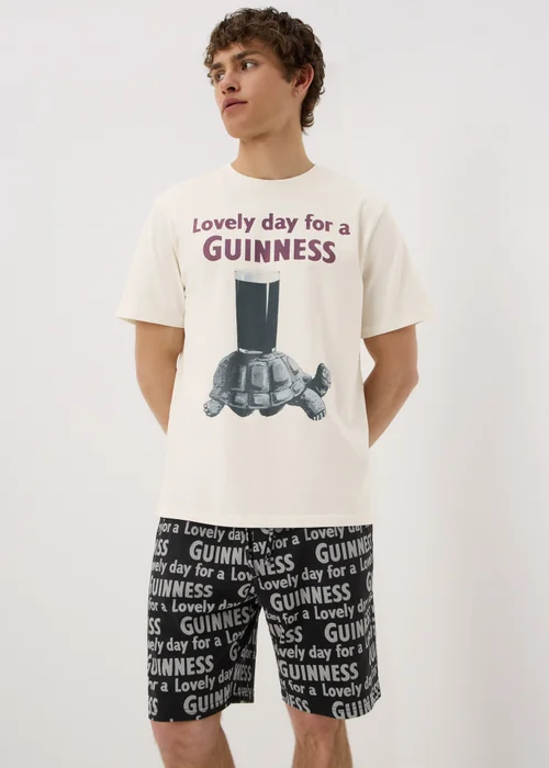 Black Guinness Short Pyjama Set - Extra small Image 1