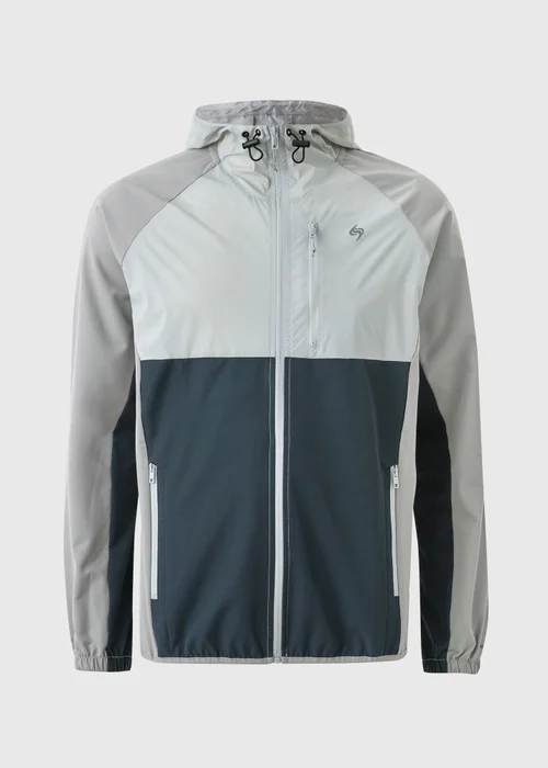 Souluxe Grey Woven Zip Co Ord Sports Jacket - L Image 3
