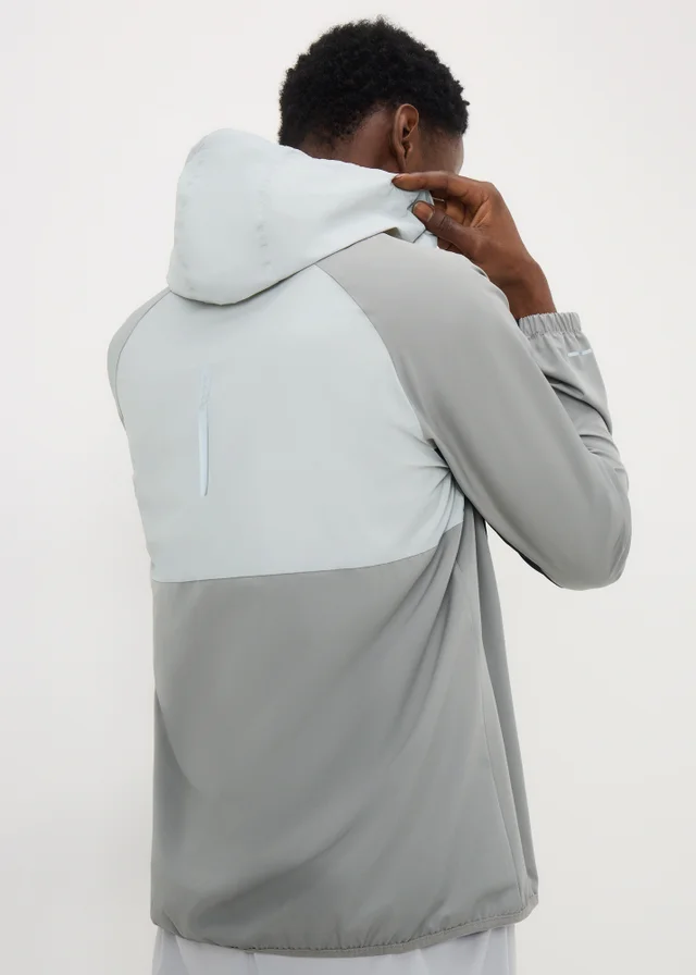 Souluxe Grey Woven Zip Co Ord Sports Jacket