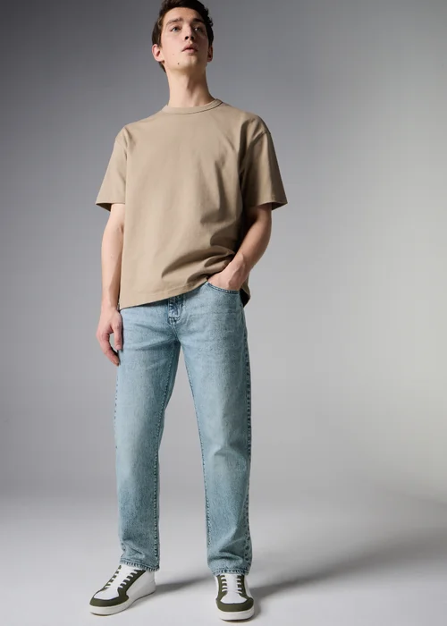 Light Wash Slim Fit Jeans - 36 L Image 1