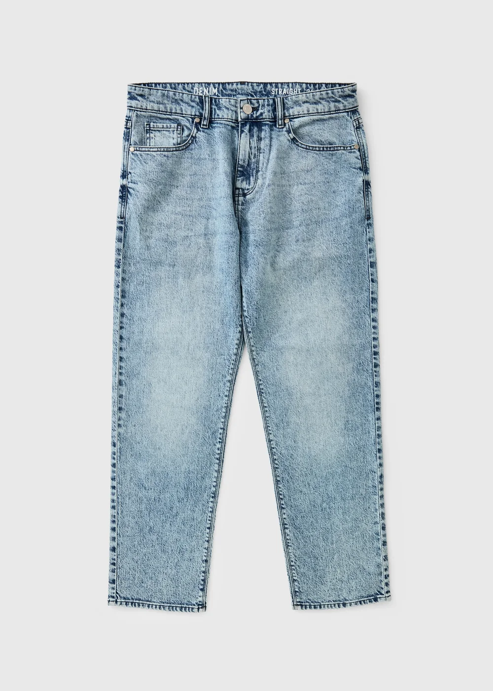 Light Wash Slim Fit Jeans - 36 L Image 4
