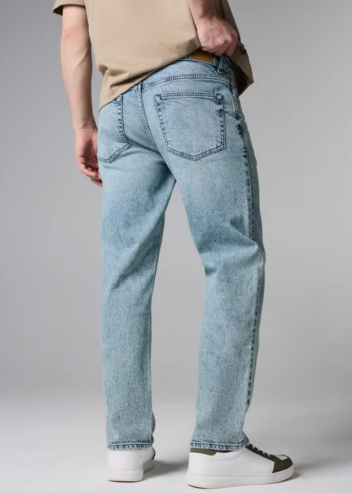 Light Wash Slim Fit Jeans - 36 L Image 3