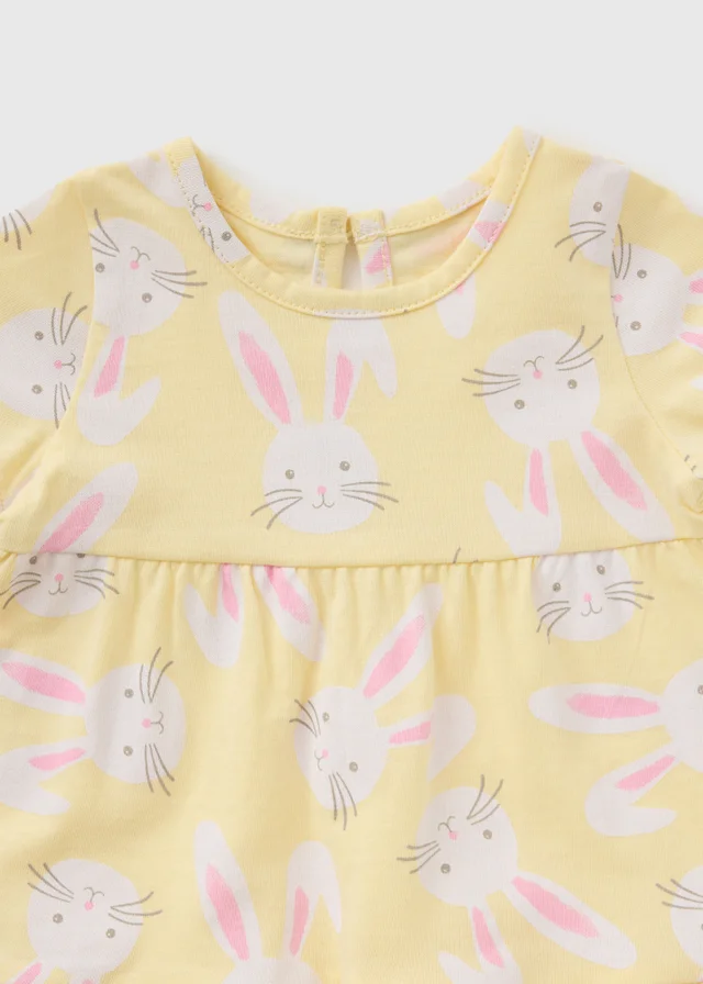 Baby Yellow Bunny Dress (Newborn-23mths)