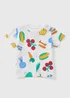Baby Cream Veg Print T-Shirt (Newborn-23mths) - Up to 1 Month Image 1