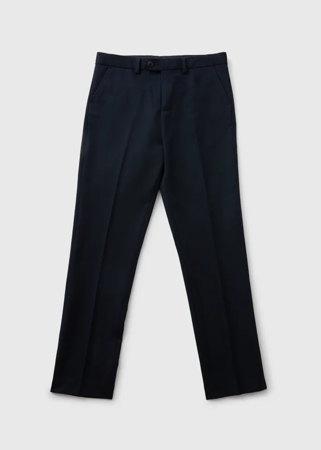 Boys Navy Suit Trousers (4-13yrs)