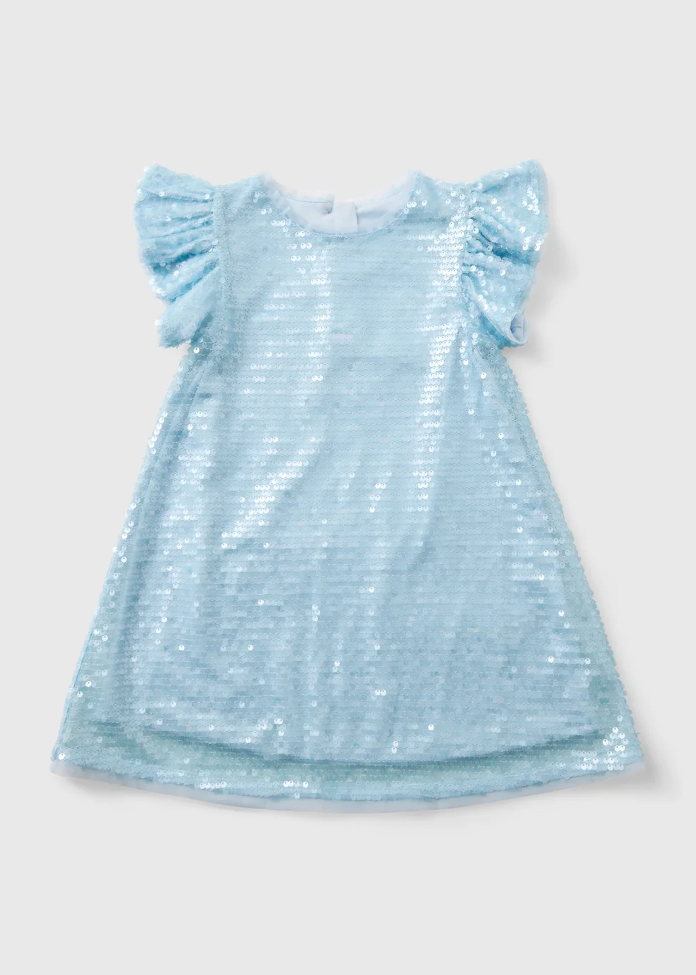 Girls Blue Sequin Dress (1-7yrs) - 1.5-2 Yrs Image 1