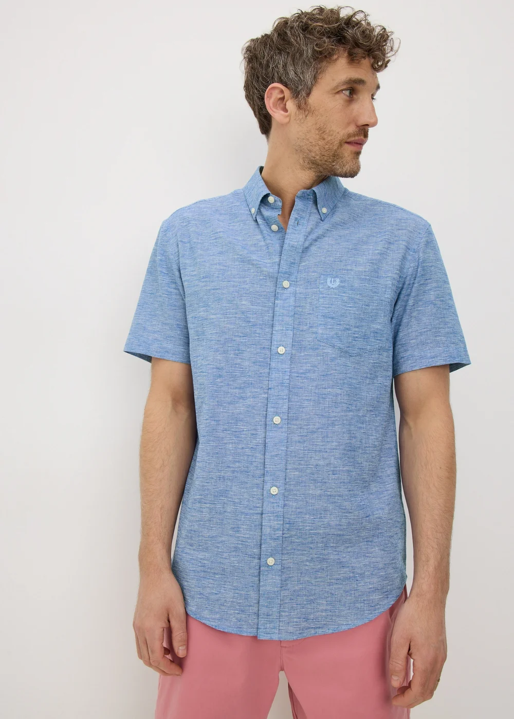 Lincoln Linen Rich Short Sleeve Shirt - S Image 1
