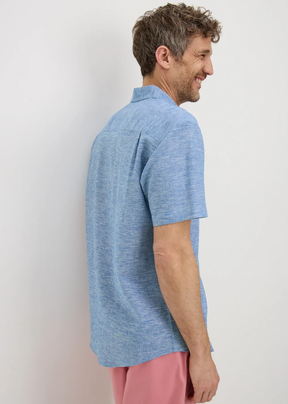 Lincoln Linen Rich Short Sleeve Shirt - S Image 2