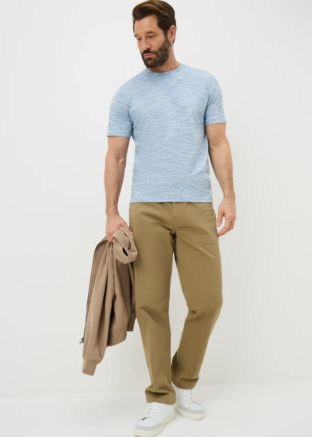 Lincoln Blue Space Dye T-Shirt - S Image 2