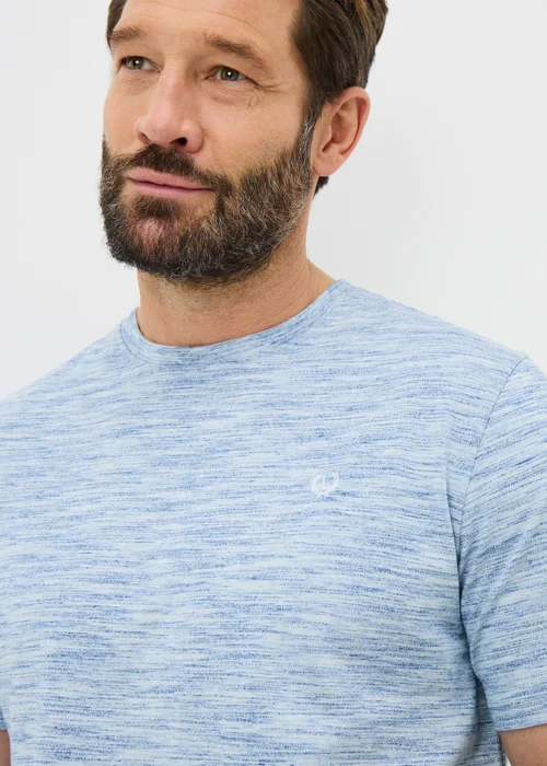 Lincoln Blue Space Dye T-Shirt - S Image 3