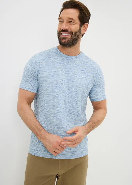 Lincoln Blue Space Dye T-Shirt - S Image 1