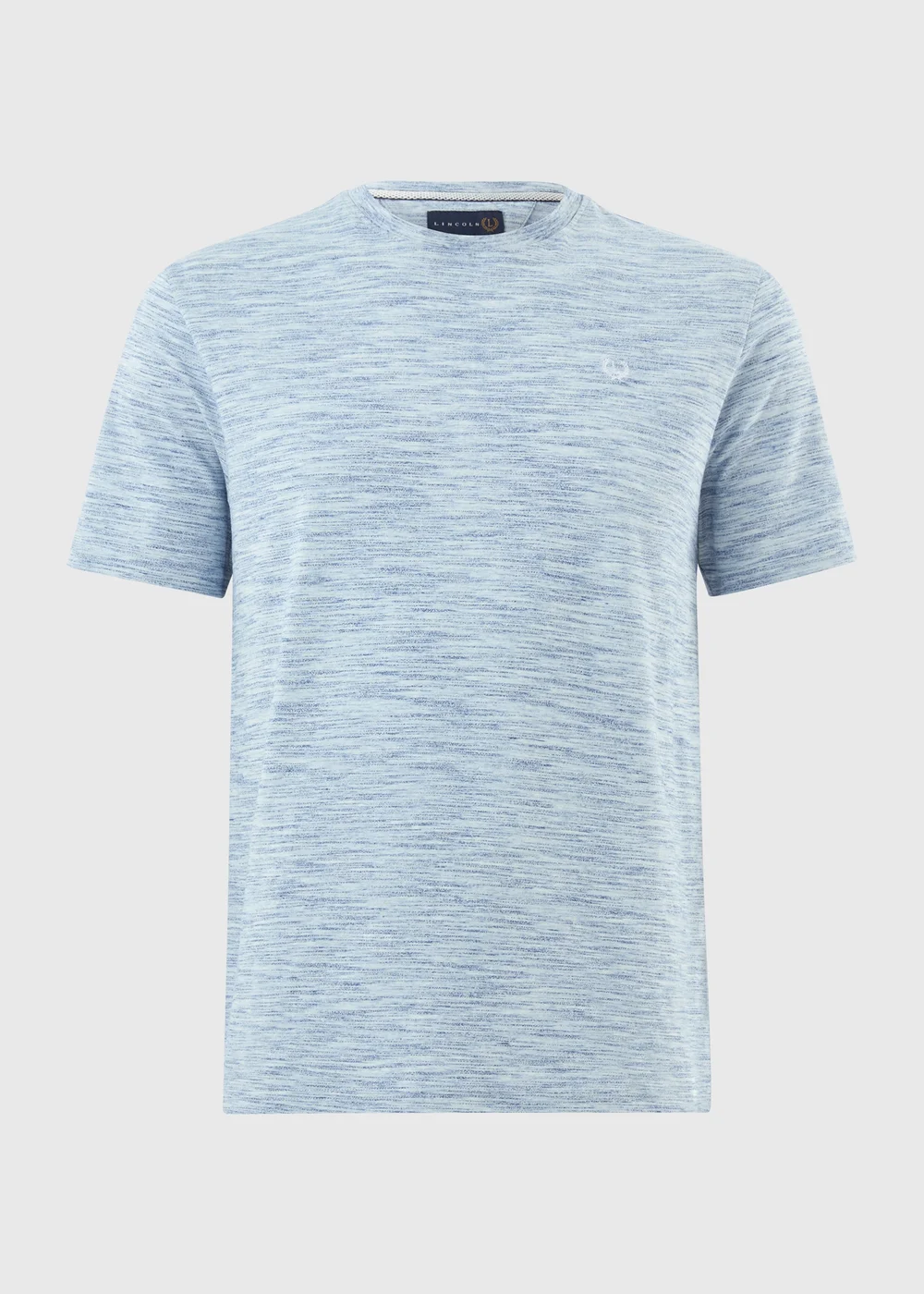 Lincoln Blue Space Dye T-Shirt - S Image 4