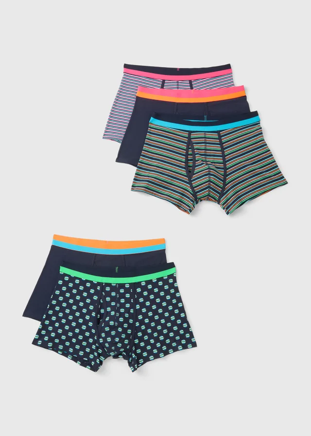 5 Pack Navy Funky Trunks