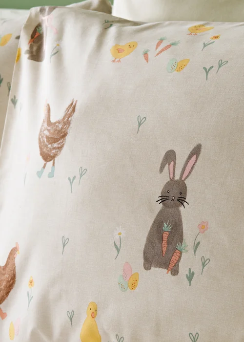Natural Farm Animal Duvet Set - Single Image 2