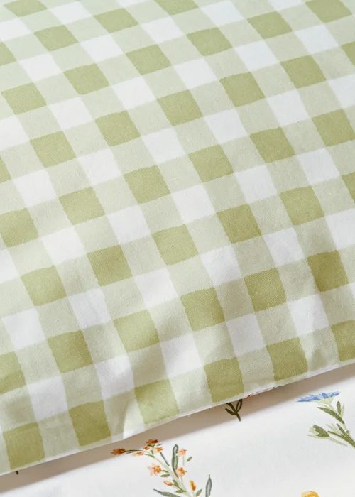White Floral Meadow Duvet Set - Single Image 2
