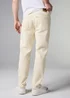 Ecru Tapered Jeans - 30 R Image 4