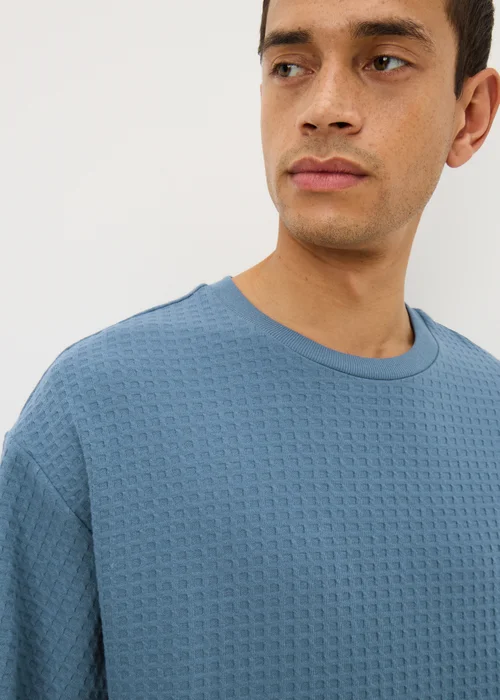 Blue Waffle Short Pyjama Set - XS Image 2