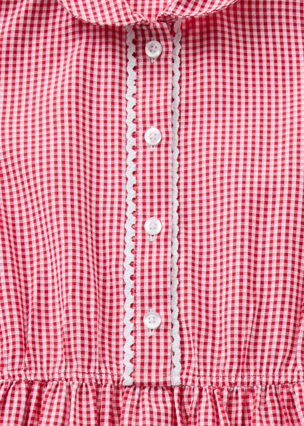 2 Pack Girls Red Gingham Traditional School Dresses (3-12 Years) - 13 Yrs Image 2