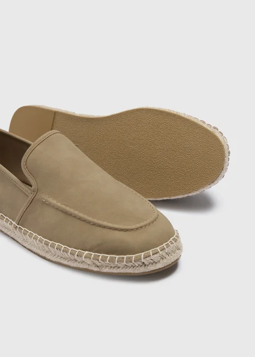 Tan Faux Suede Espadrilles - 6 Image 2