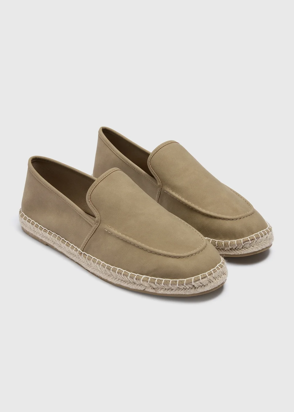 Tan Faux Suede Espadrilles - 6 Image 1