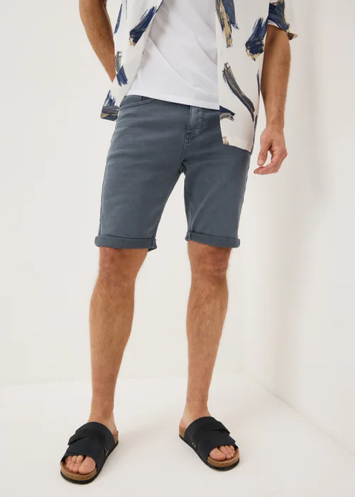 Steel Slim Fit Shorts - 38 waist Image 2