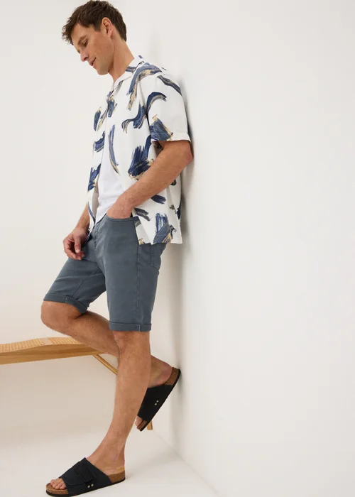 Steel Slim Fit Shorts - 38 waist Image 1
