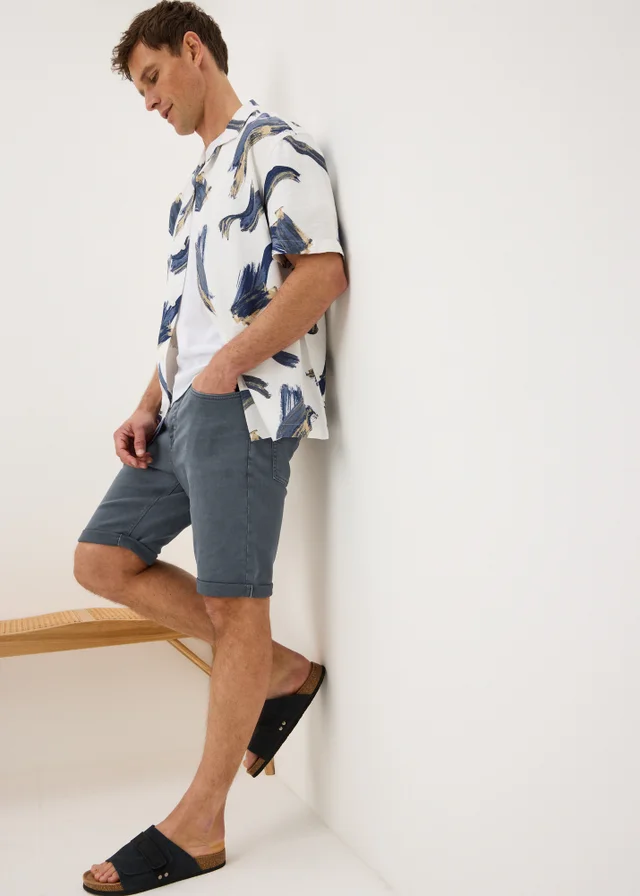 Steel Slim Fit Shorts