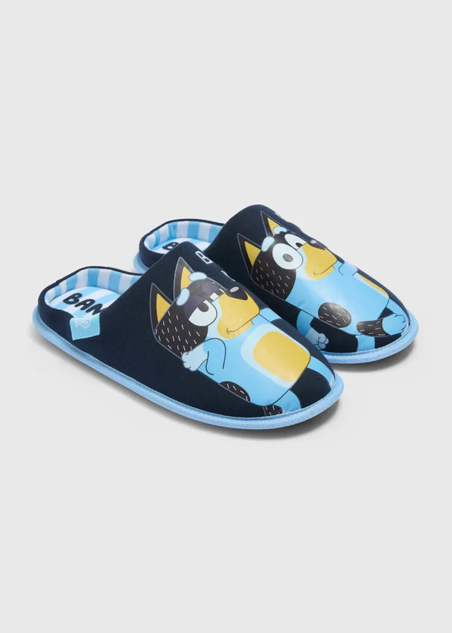 Navy Bluey Best Dad Slippers