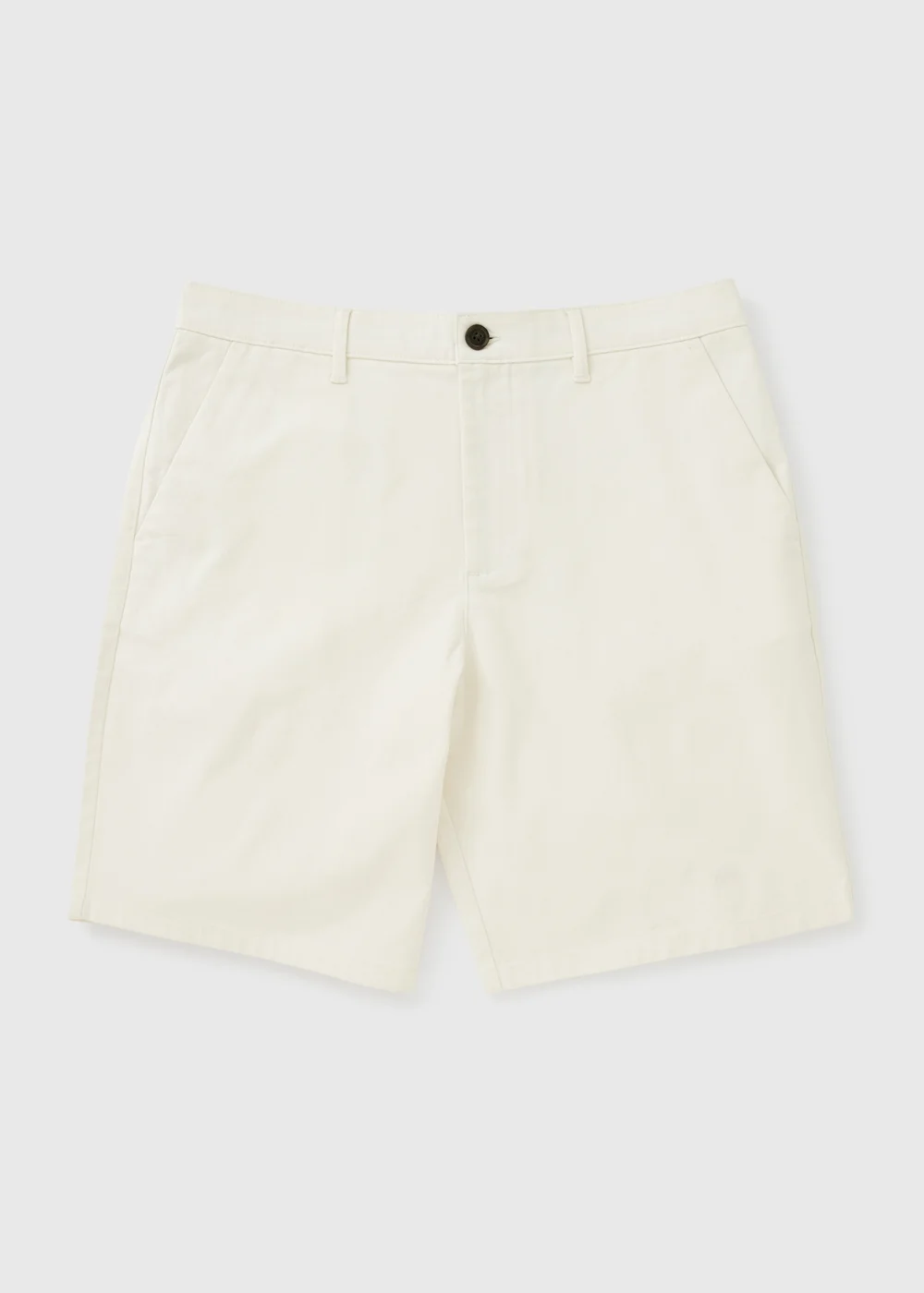 Ecru Regular Fit Chino Shorts - 30 Image 4