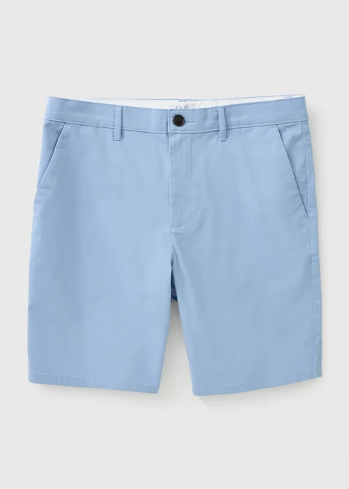 Light Blue Regular Fit Chino Shorts - 40 Image 4