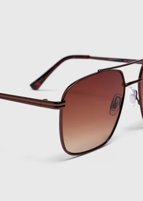 Copper Aviator Sunglasses Image 2